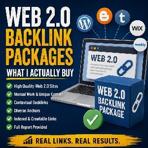 Web 2.0 backlink packages with high quality contextual backlinks