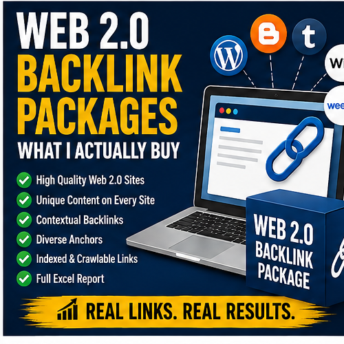 Web 2.0 backlink packages with quality contextual links