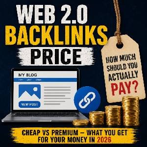 Web 2.0 backlinks price guide comparing cheap and premium backlinks