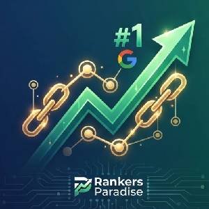 Infographic showing an SEO strategy for the best backlink services with a number one ranking.