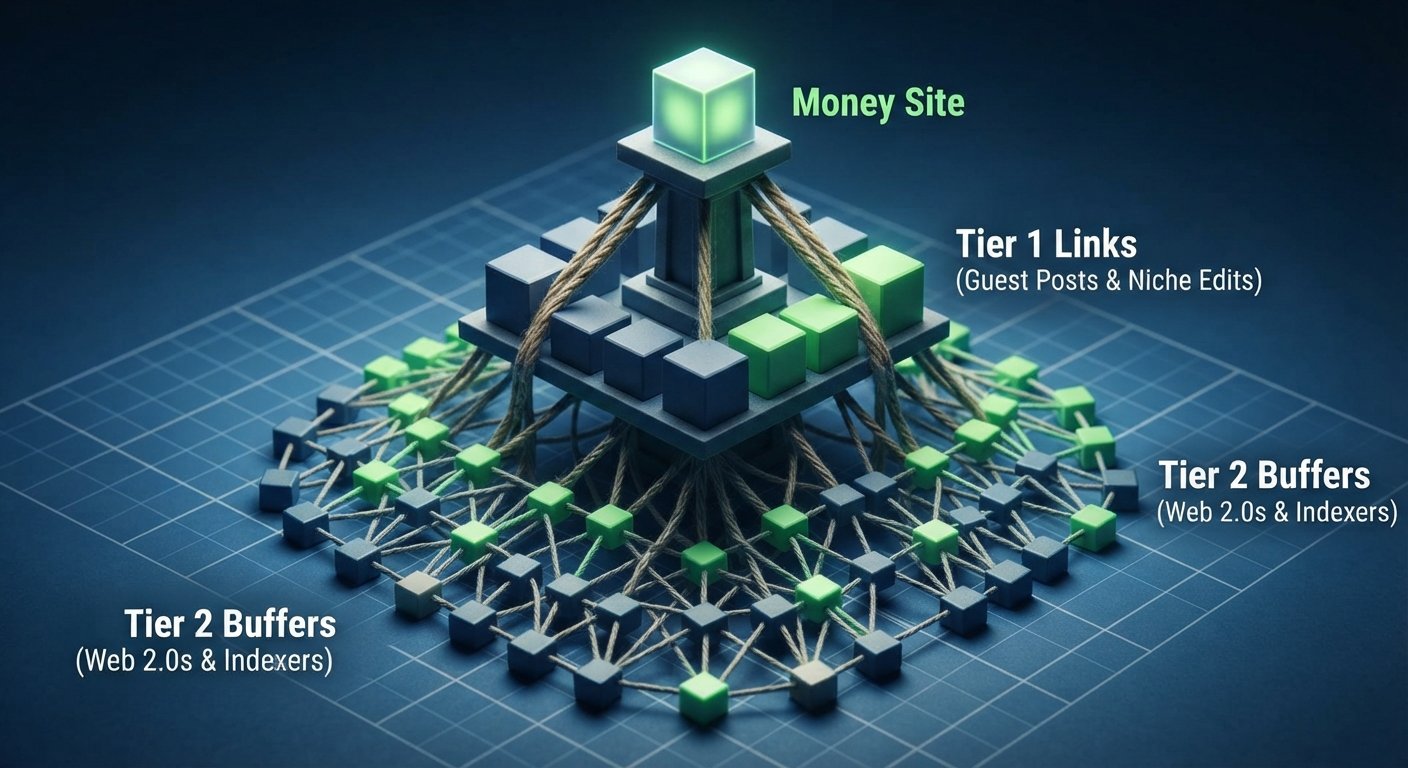 Tiered Link Building Strategy - Visualizing Link Equity Flow