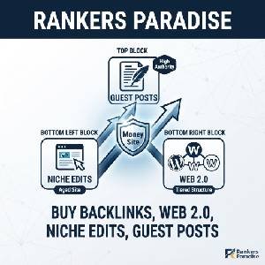 Services to buy backlinks, web 2.0, niche edits, and guest posts for ranking #1 in Google SERPs